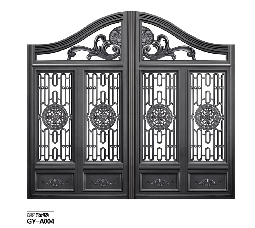 Luxury house aluminum decorative main gate