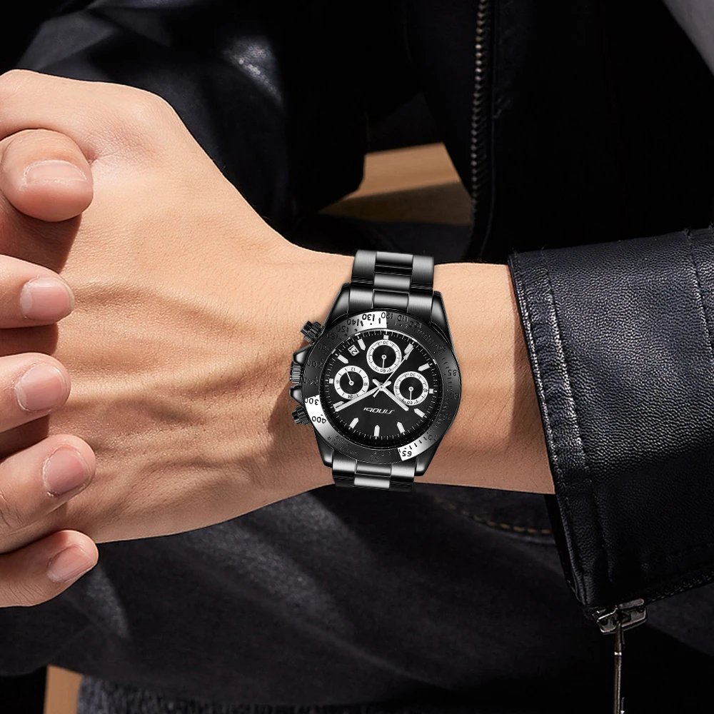 Sinobi Wristwatch with Calendar Branded Quartz Watches for Online Selection