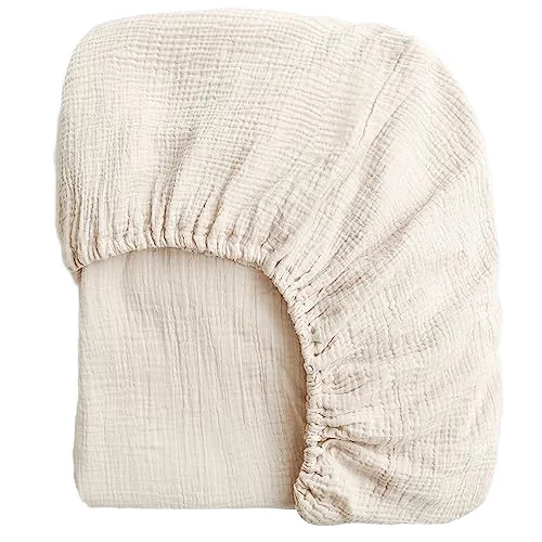 100% Cotton Fitted Crib Sheets Soft and Breathable Bedding for Boy or Girl for Standard Crib Mattress