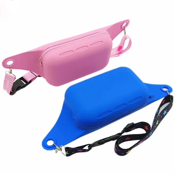 New trend Wholesale Custom Fanny Pack Waterproof Sling Bag Cheap Crossbody Bag  Silica gel Chest Bag for women