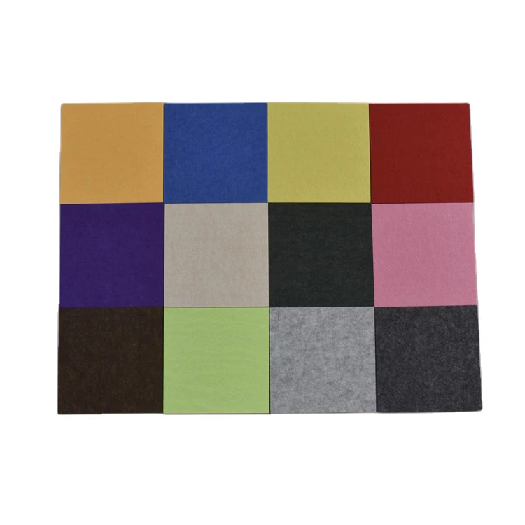 Оптовая продажа, войлочная огнеупорная и водонепроницаемая панель для рабочего дисплея, акустическая стеновая панель из полиэстера