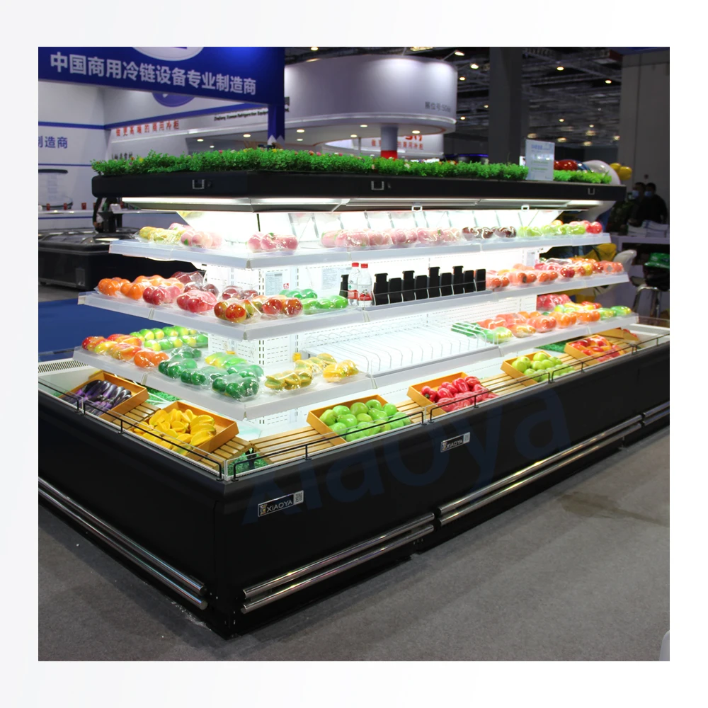 Hot Sale Fruits And Vegetables Display Refrigerator Commercial Fridge As Supermarket Refrigerator and Freezer