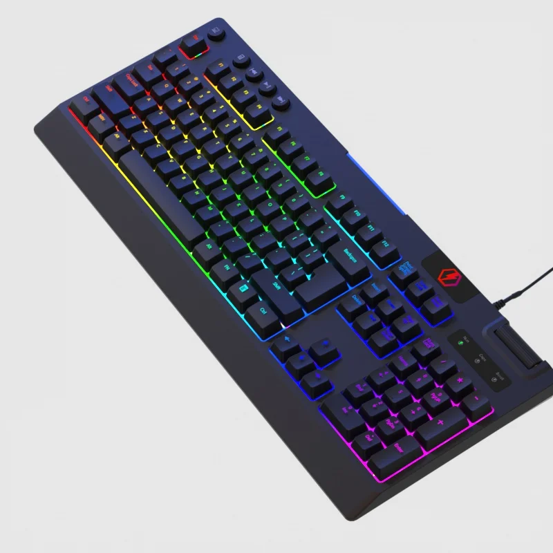 Ultra Wired Waterproof Portable Gaming RGB Anti-Ghosting Mobile Mechanical keyboard for Windows Game