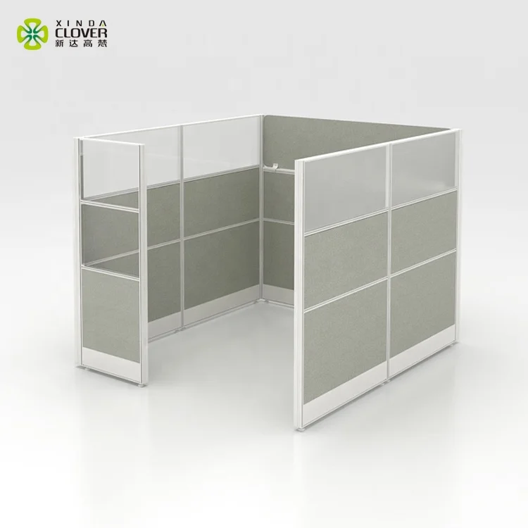 Wholesale Small Office Cubicle Design Office Partition System Aluminium Modern Office Divider Panels