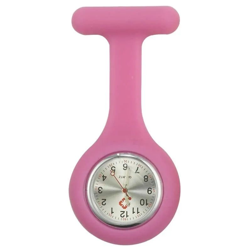 Silicone pocket unisex nurse watch luminous hands medical fashion hang watch big dial made in prc