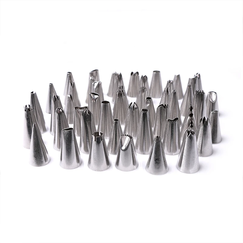 All types nozzles Amazon ebay top sale Stainless Steel Cake Decorating Icing Tips DIY Pastry Tubes Cookies Making Russian Nozzle