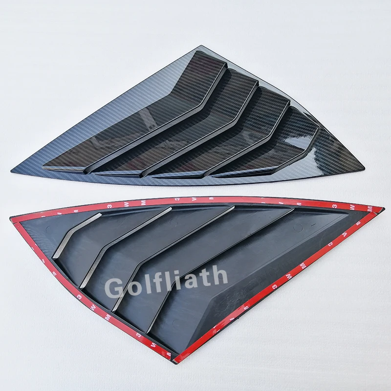 Car sticker ABS CARBON FIBER LOOK on the window for volkswagen JETTA MK6 2019
