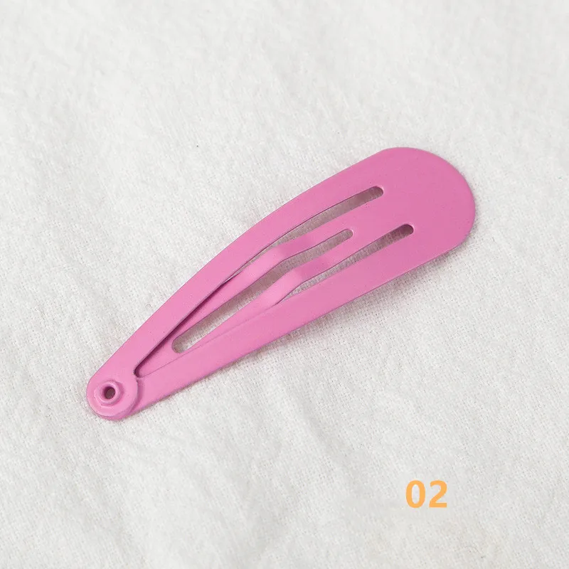 30 цветов металлические заколки для волос матовые 5 см заколки для волос аксессуары для волос для девочек