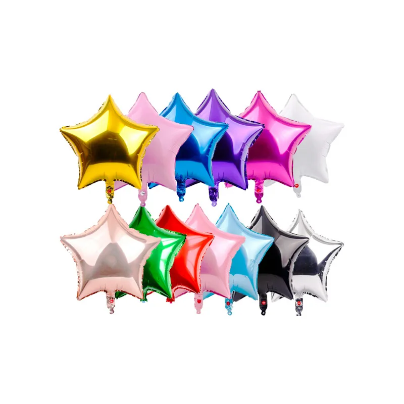 18 inch star aluminum film balloon various colors star Balloon Party Decoration