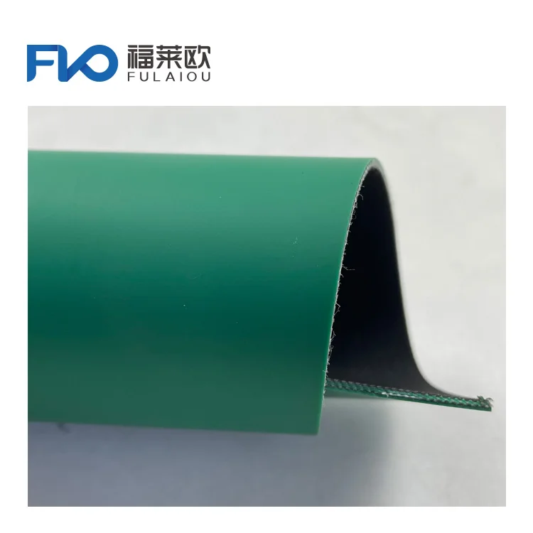 Factory manufacture wear resistant Green antistatic pvc pu conveyor belt