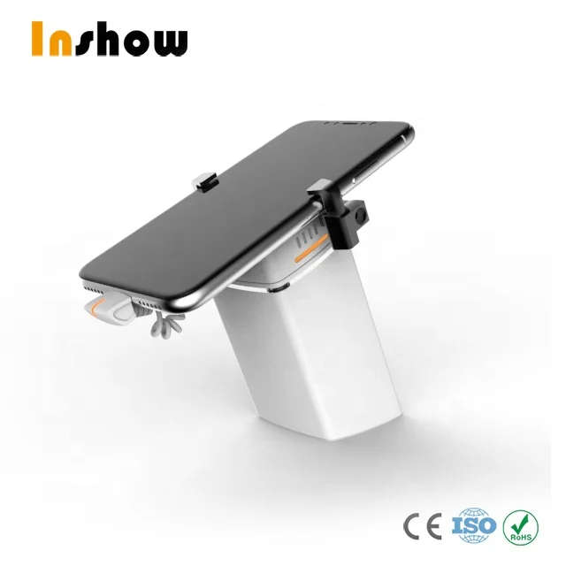 Inshow High Quality magnetic mobile phone security display holder with mechanical gripper