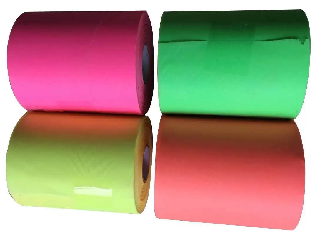 Fan Confetti Cannon Ribbon Machine With 120cm Roll Fluorescent Paper Blew 20m Distance With Power Switch Fluorescent Ribbon