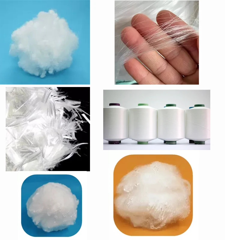 Wholesale 3D virgin hcs hollow polyfill stuffing polyester staple fiber price