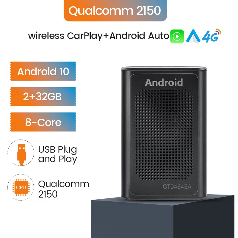 MEKEDE RK3566 Android 11 беспроводной Авто Carplay Ai Box для Volvo Ford Benz VW мультимедийный плеер 2 + 32 ГБ