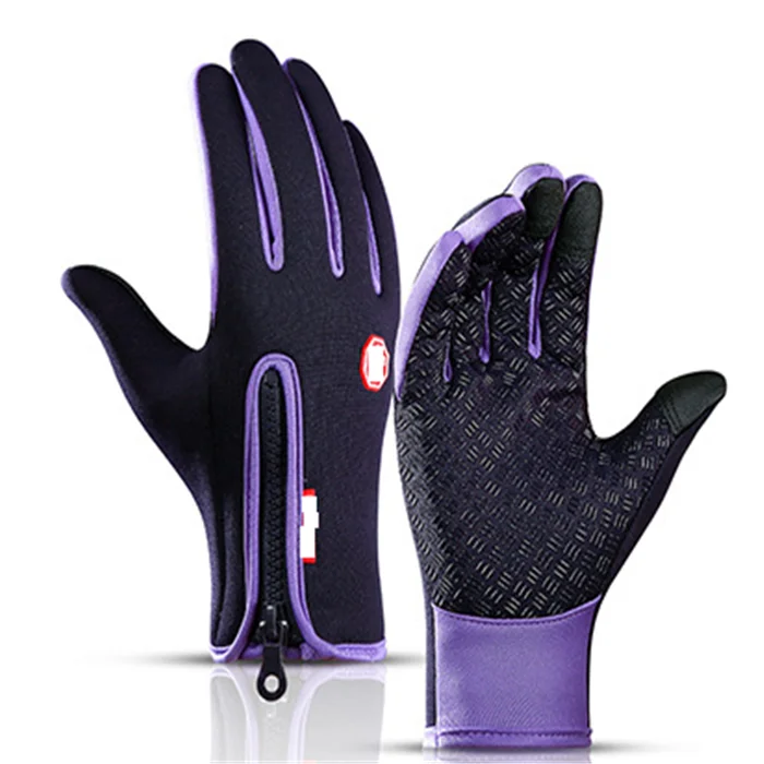 Winter Hot Sale Outdoor Warm Non-slip Plus Fleece Thickened Touch Screen Unisex Wholesale Skiing Cycling Gloves