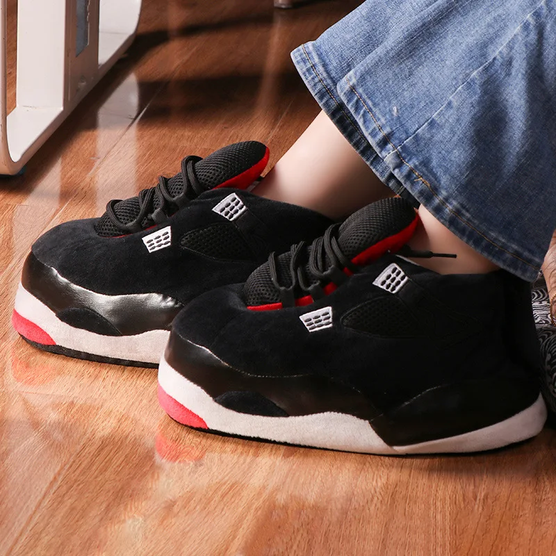 High Quality 20 colors In Stock Factory Casual Sneaker Slipper Doll Winter Unisex Men House Floor Cotton Shoes Woman Plush Slide