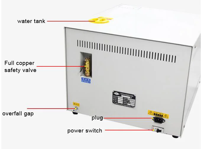 Popular rapidly Table top steam sterilizer small autoclave 24L sterilizers beauty dental sterilizing machine