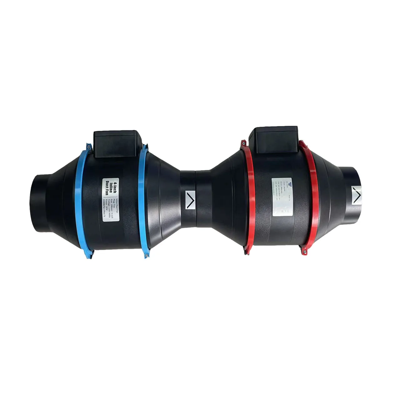 0EM&ODM 75-315MM PIPE FANS WITH HIGHT AIR FLOW MIXED FLOW BOOSTER DUCT FANS SERIES ACDC