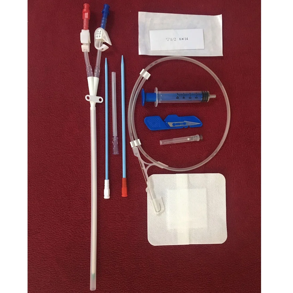 
disposable dialysis catheter kit and kidney dialysis based on hemodialysis catheter 