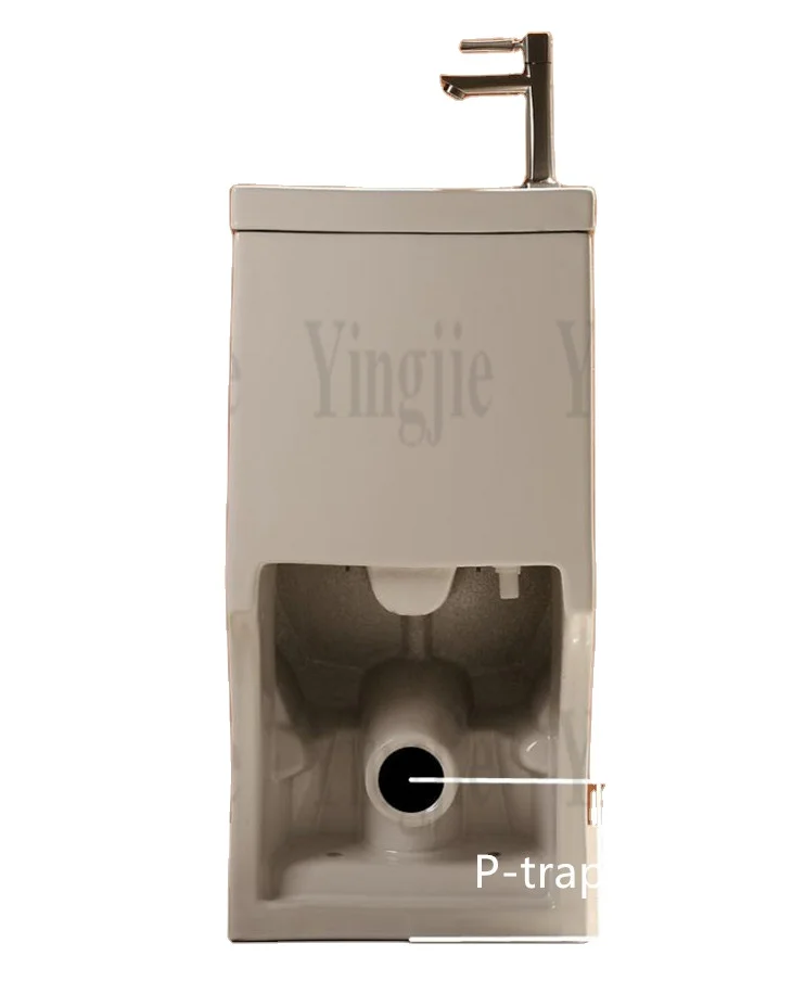 
Hot sell ceramic sanitary ware 2 in 1 toilet and basin set combination 