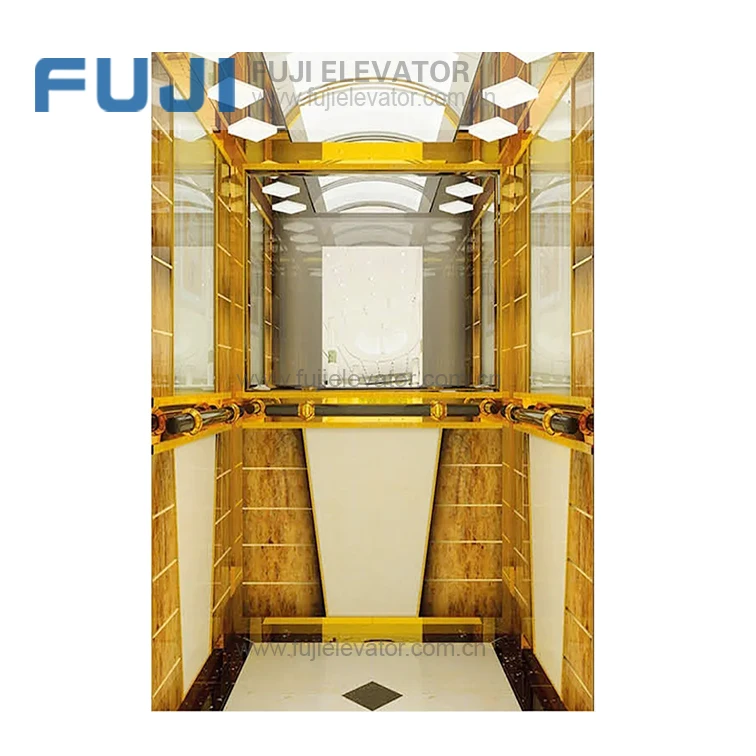 FUJI 1000kg 13 Person Capacity Passenger Lift China Lifts Elevator Stainless Steel Cabin Elevator Lift Passenger