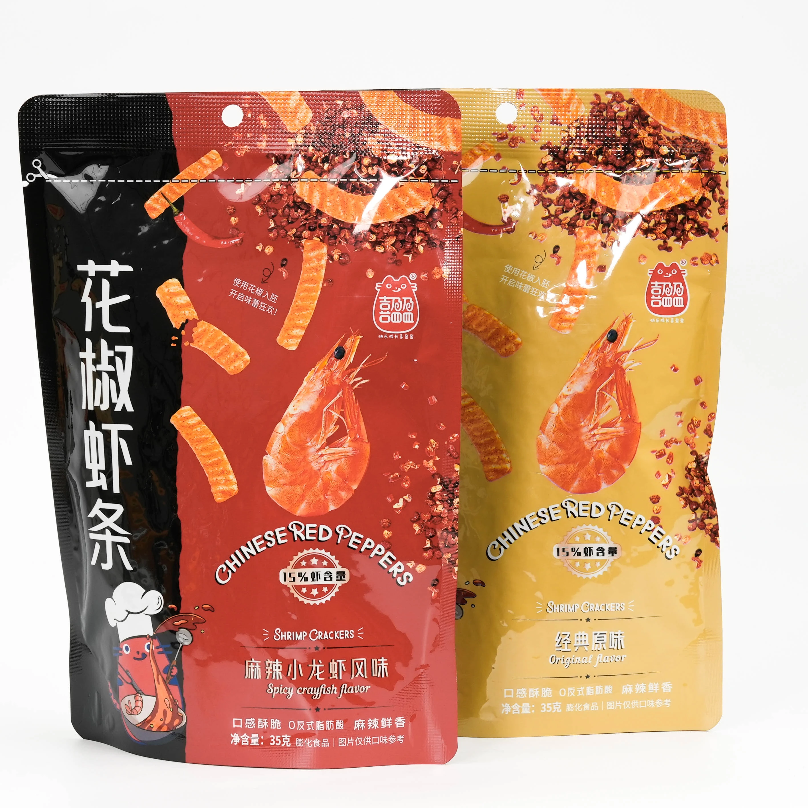 New Flavors Shrimp Chips Series Crispy Dried Fruit Vegetable Snacks Semi-Soft Texture Baked Potato Bags Multiple Flavors Sale