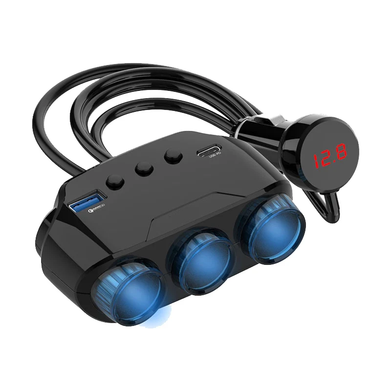 RONGXIANG CC-1422 CAR CHARGER Quik Phone Charger Usb Pd Car Phone Charger Adapter With Type C Port