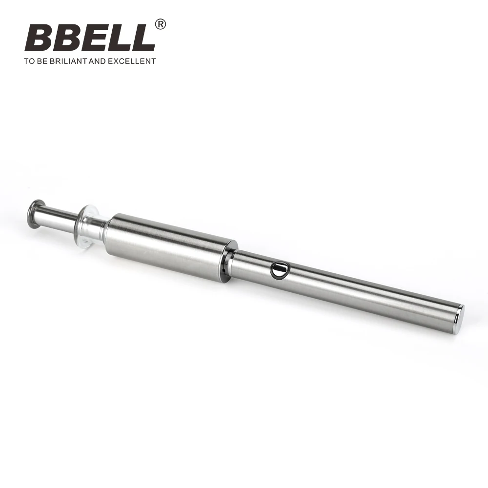 
Stainless Steel CBD Vape Cartridge heating and Glass Syringe Portable Warmer Harmmer 
