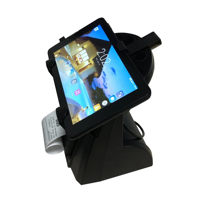  7 -11 дюймовый Android все в одном Мобильный POS-терминал с принтером TC2200C портативный pos-терминал подставка для планшета платежные