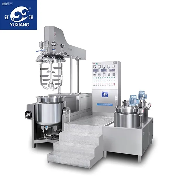 300L Vacuum homogeneous emulsifier cosmetic equipment high shear emulsification mixing tank cosmetic equipment factory