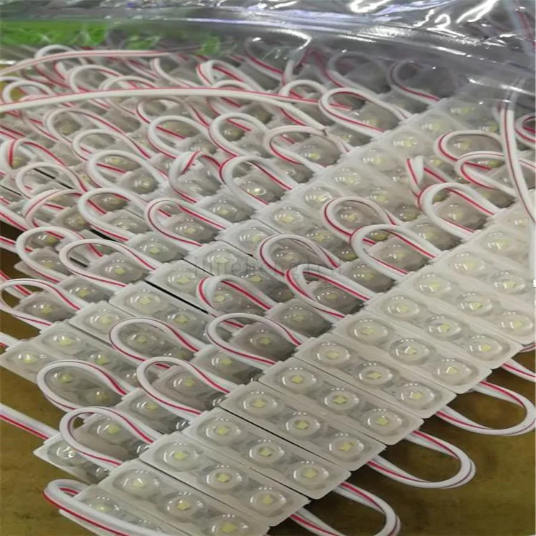 5050 3 led Waterproof Advertisement Design Epoxy SMD RGB light Box High Power With Lens Modulo Ip65 led module light