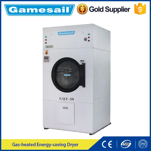 professional  commercial gas heating dryer machine 15kg to100kg