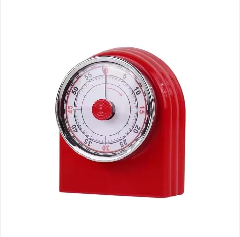 Different color option 60 Minute Timer Mechanical Kitchen Timer, Easy To Operate, Loud/Clear Alarm, Sets From 0 to 60 Minutes