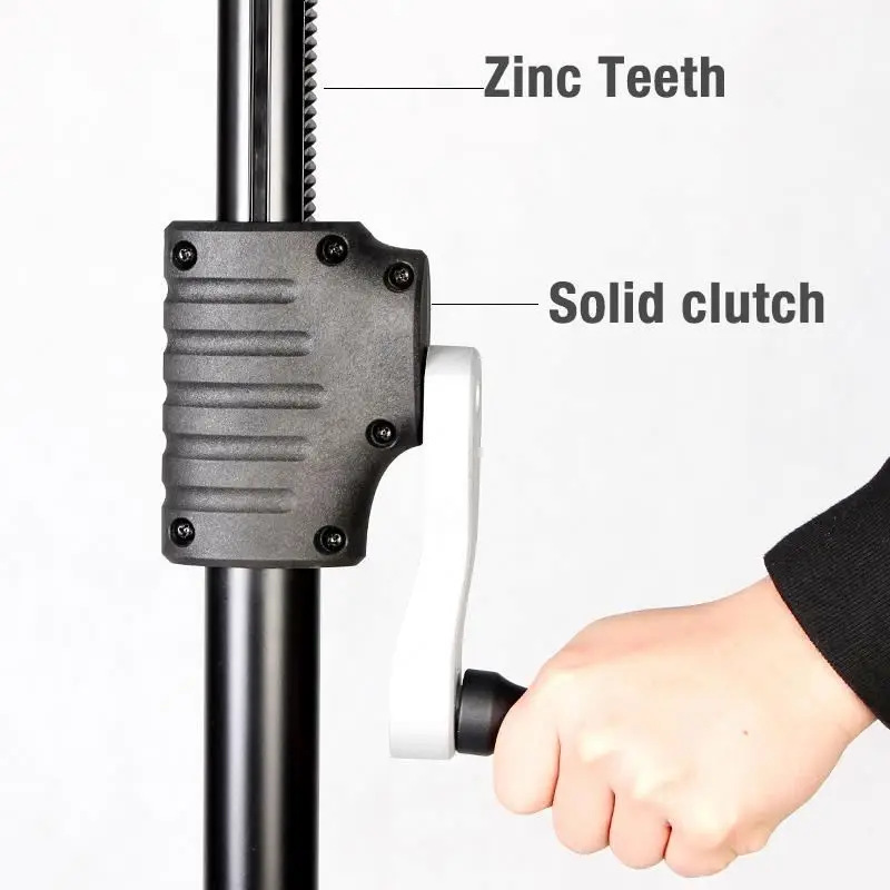 OEM Professional heavy duty black adjustable tripod crank speaker stand floor for 15 inch speaker