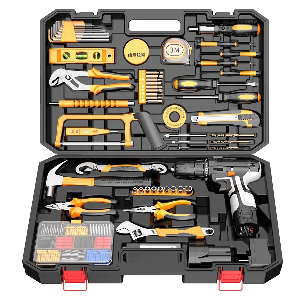 Electrician Dedicated Waterproof Plastic Multi-function Home Hardware Tool Kit
