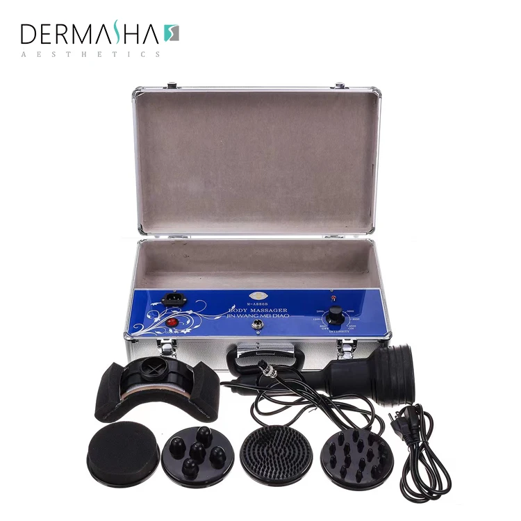 Portable High Frequency Vibration Body Massage Slimming Machine With 5 Handles For Salon Use Cellulite Removal G5 Body Slimming