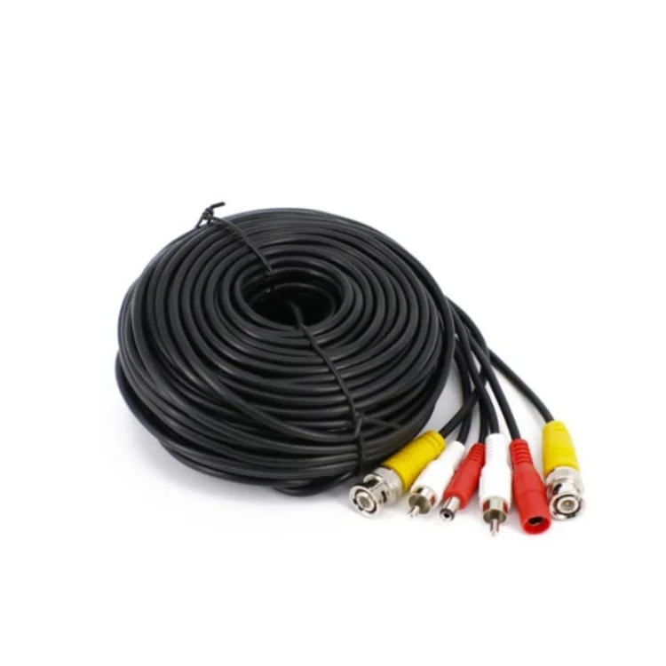 20M BNC RCA DC Plug All In One Video Audio And Power Cable for CCTV Camera