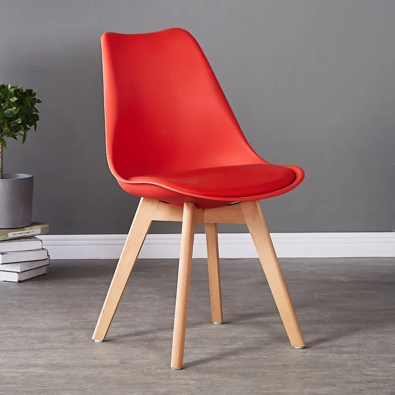 Nordic style high back dining chair color PP chairs for restaurant