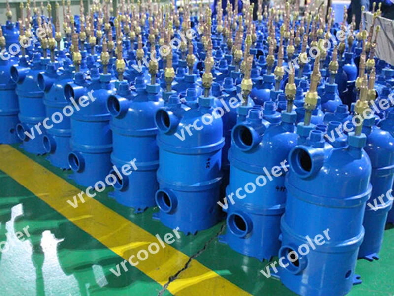 Swimming Pool Heat Pump Screwed Titanium Tube PVC Shell  Heat Exchanger