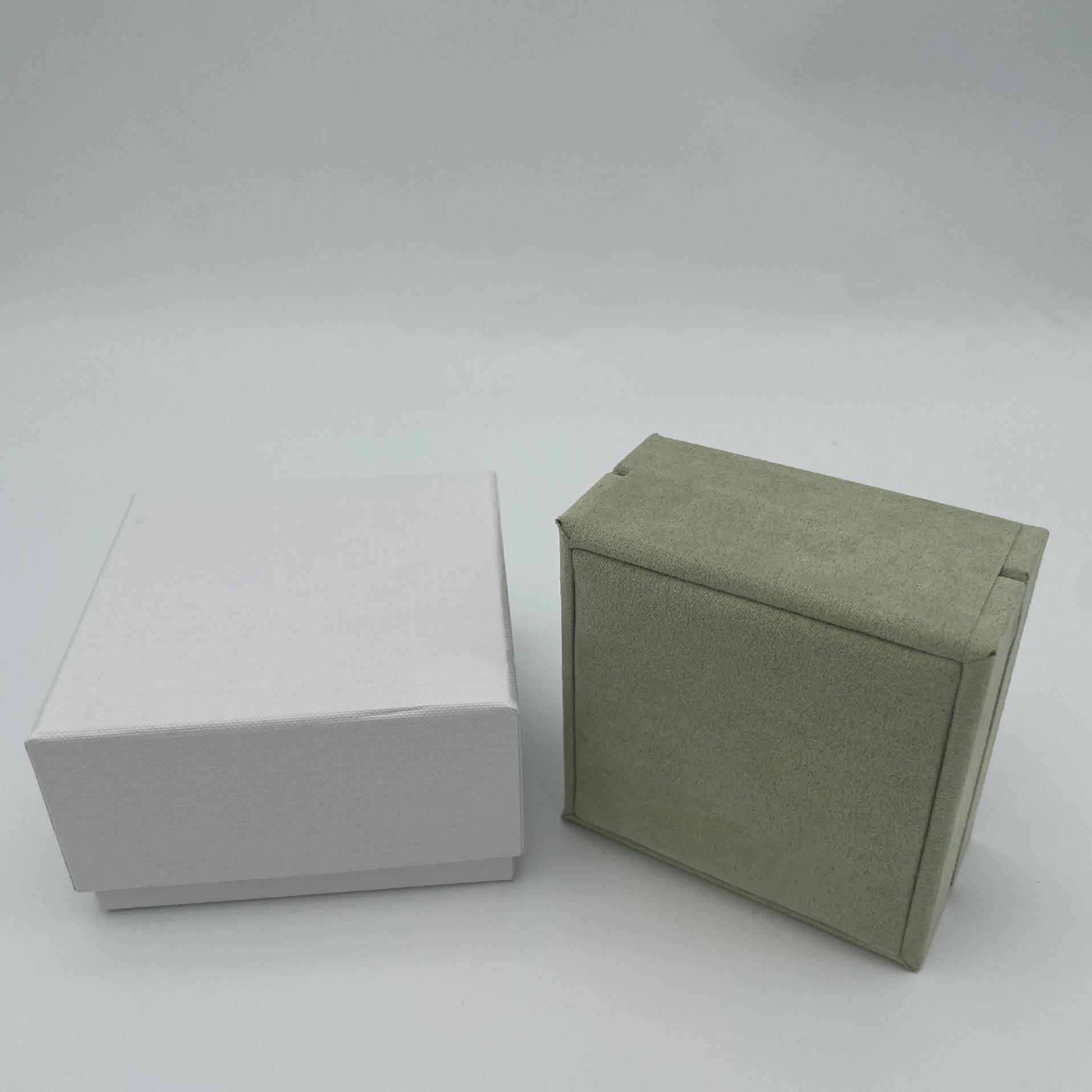 New Custom Imitation Leather Velvet Van Clover Jewelry Box Bracelet Watch Necklace Earrings Velvet Cleef Ring Jewelry Box