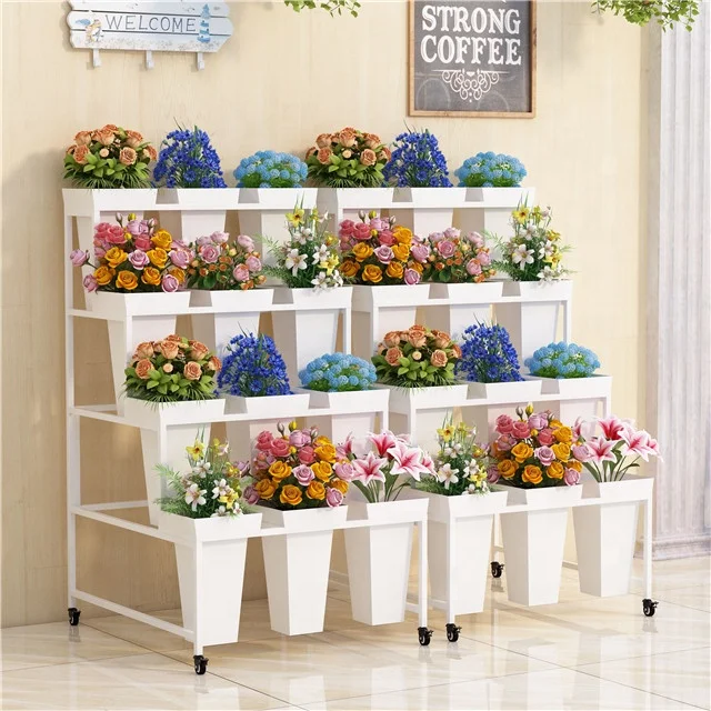 OEM Movable flower bucket holder special flower bucket holder for florists