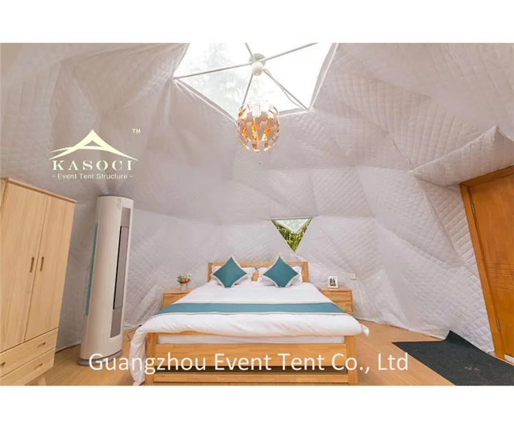 Guangzhou tent factory 5m geodesic dome tent, round dome tent whole sale price