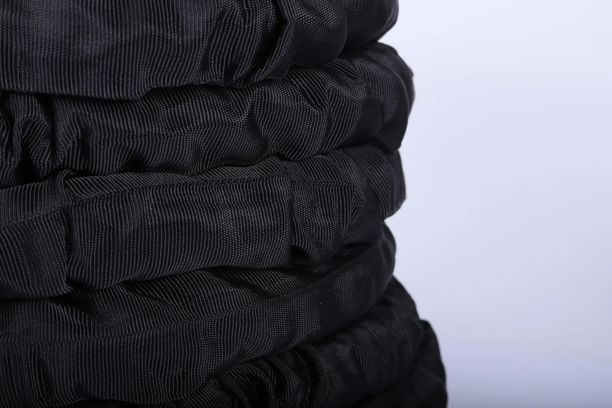 Undulation 2.5' Black Gym Heavy Battle Rope with Sleeve for sale 9m exercise rope for gym training