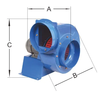 Yuton CF-series Centrifugal multi-blade sirocco squirrel cage Mining Ventilation fume aspirator draft cooling circulation fan