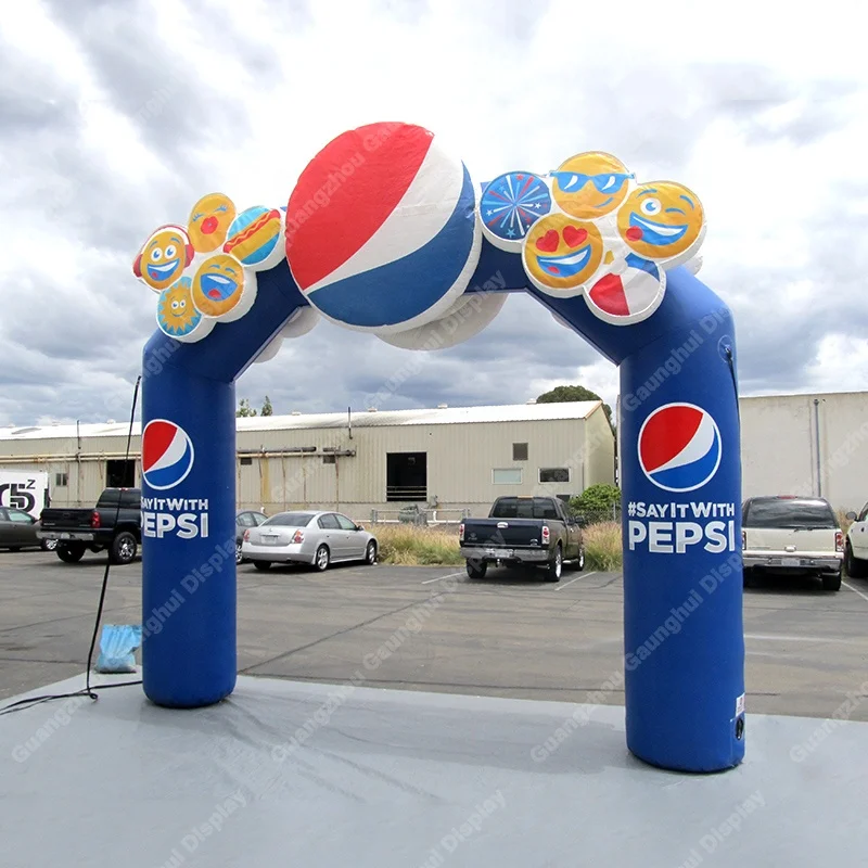 standard arch at event Inflatable Standard Arch 15ft Custom Inflatable Arch for Pepsi