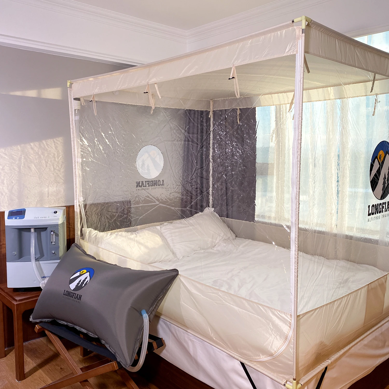 Endurance training of athletes hypoxic tent