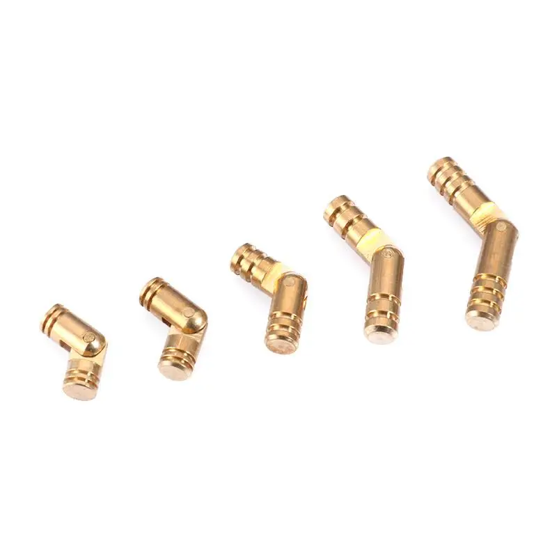 5x25mm Small solid brass cylindrical wooden box hidden hinge