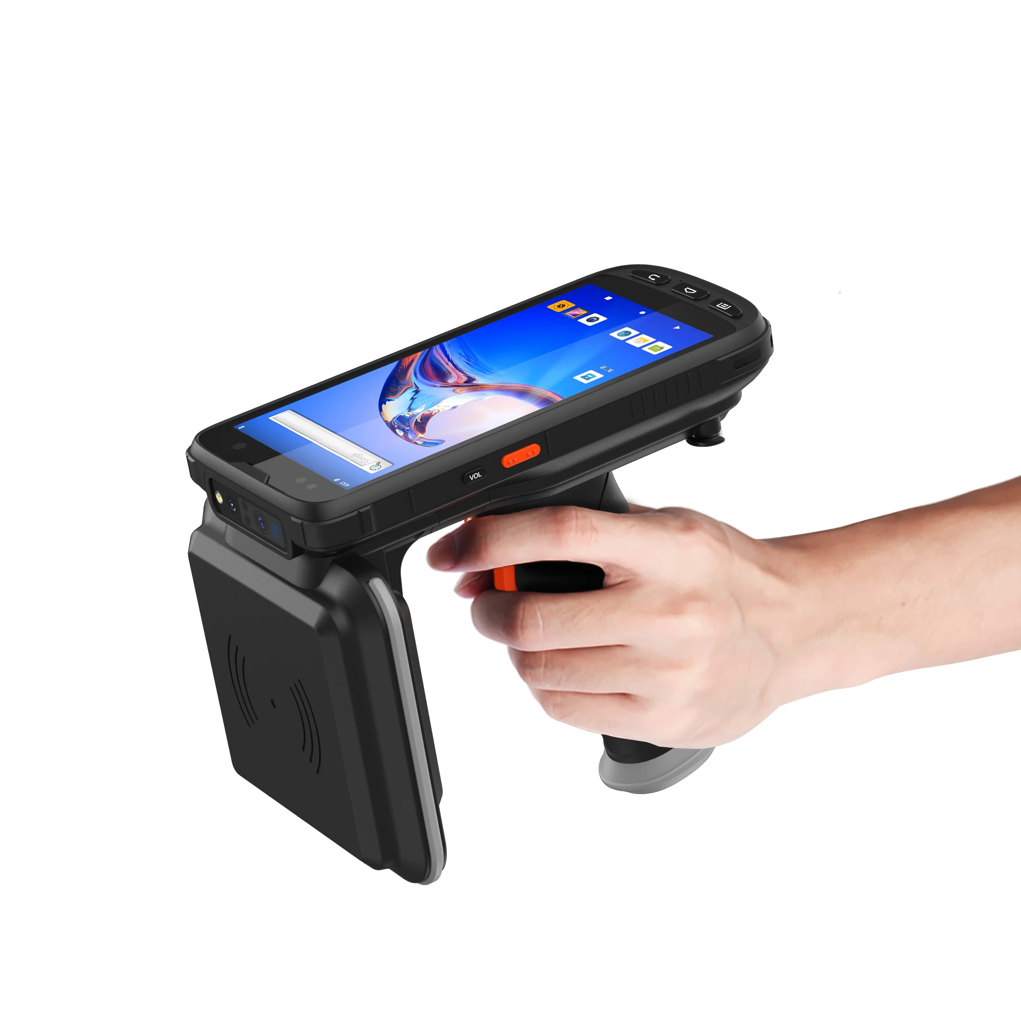 Android 10.0 OS with memory of 2GB RAM/16GB ROM PDA Handheld Barcode Scanner