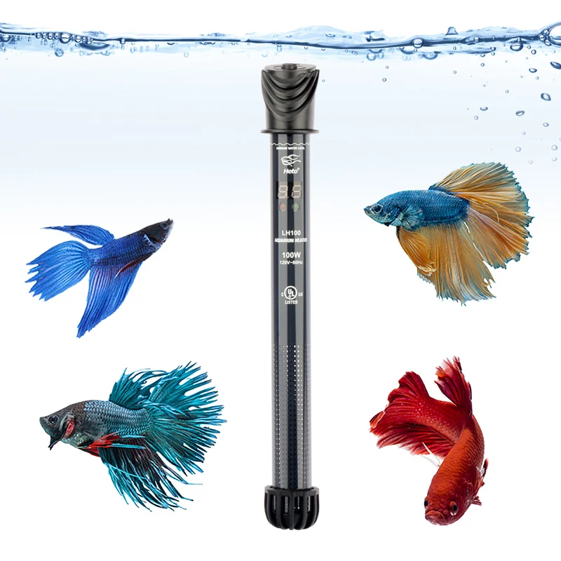 Wholesale price Fish Tank Water Heater Digital Lcd Heating  For Aquariums Mini Submersible Aquarium Heater Aquarium accessories