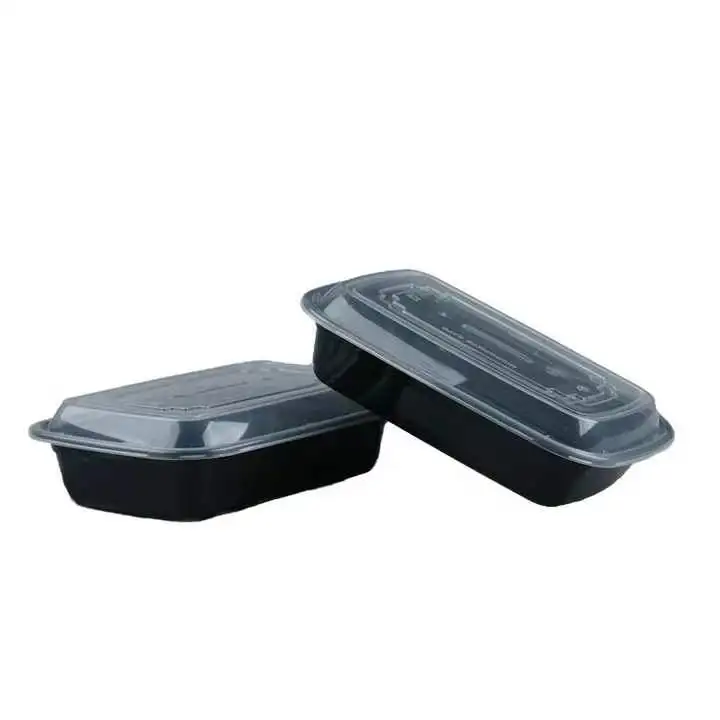24/28/32 oz meal prep rectangle disposable containers with lids for food rectangle disposable food container with lid